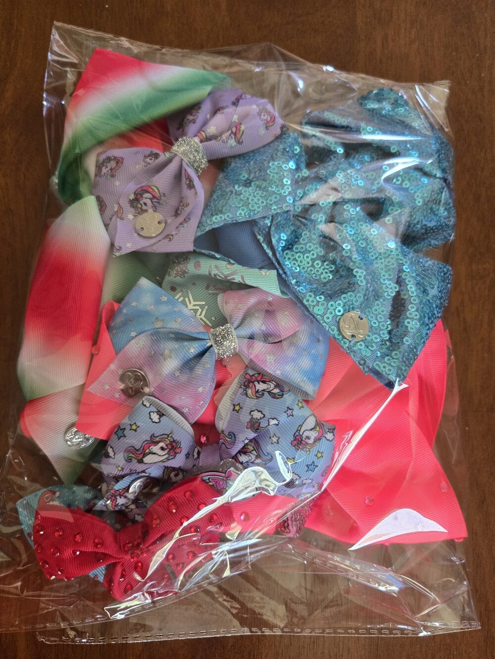 Jojo Siwa Unicorn & Sequin Hair Bow Set - Multicolor